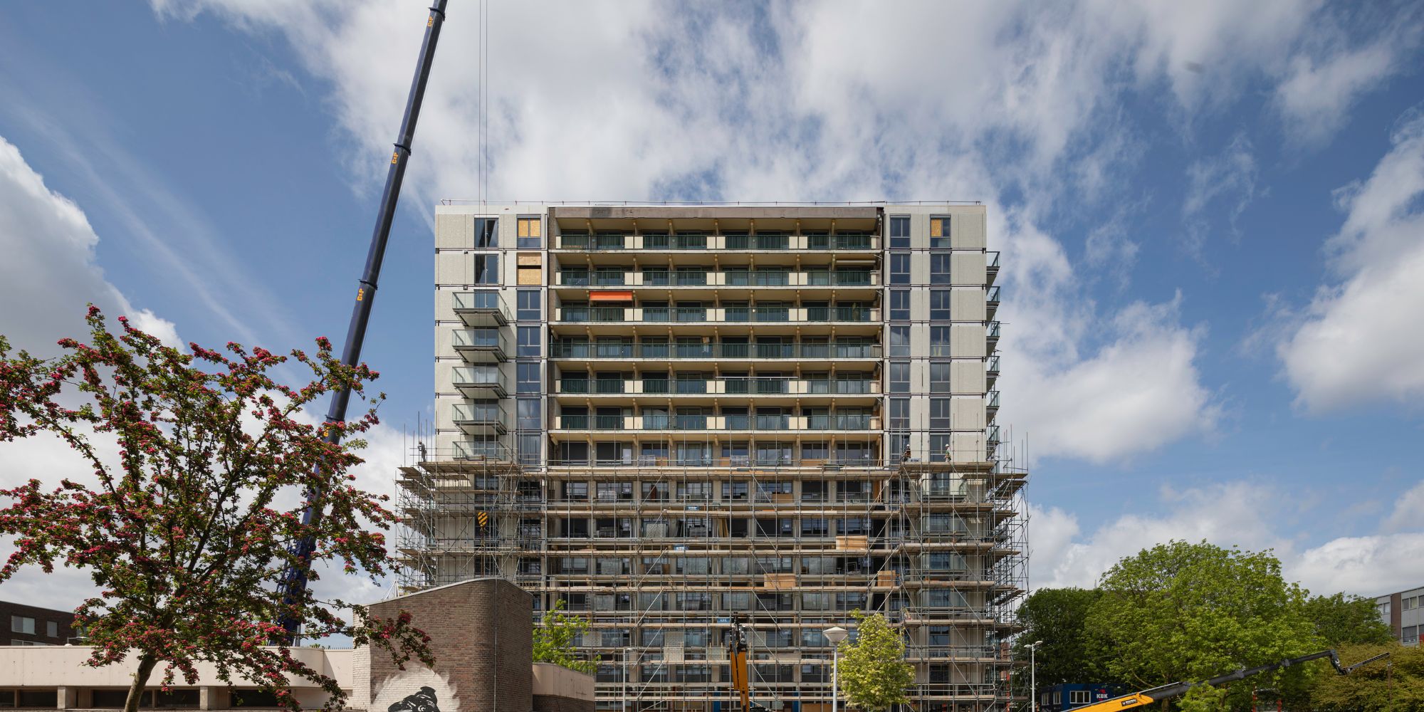 Project Statenjachtstraat tijdens de bouw