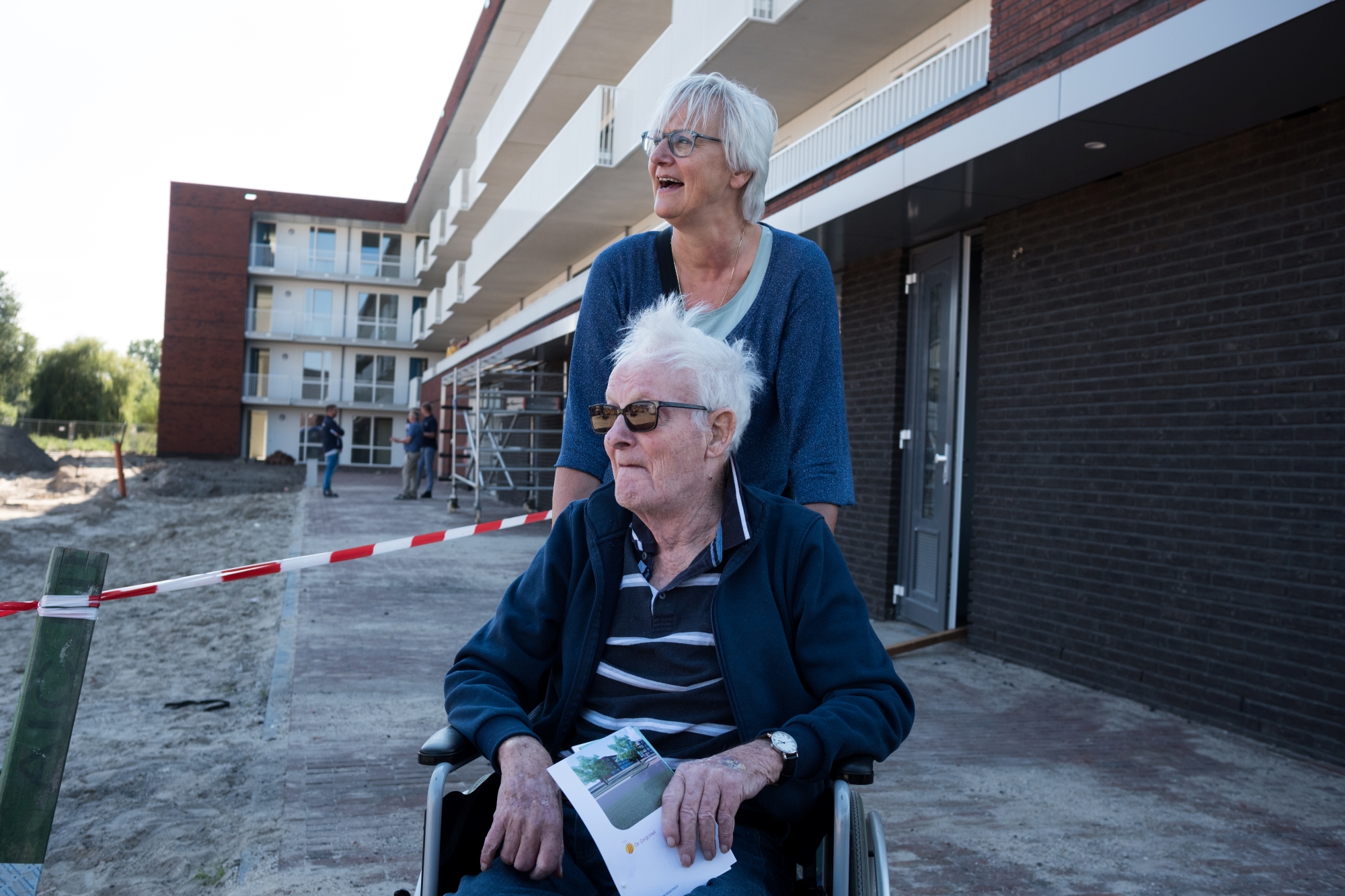 Bewoners zorgcomplex bij kijkdag