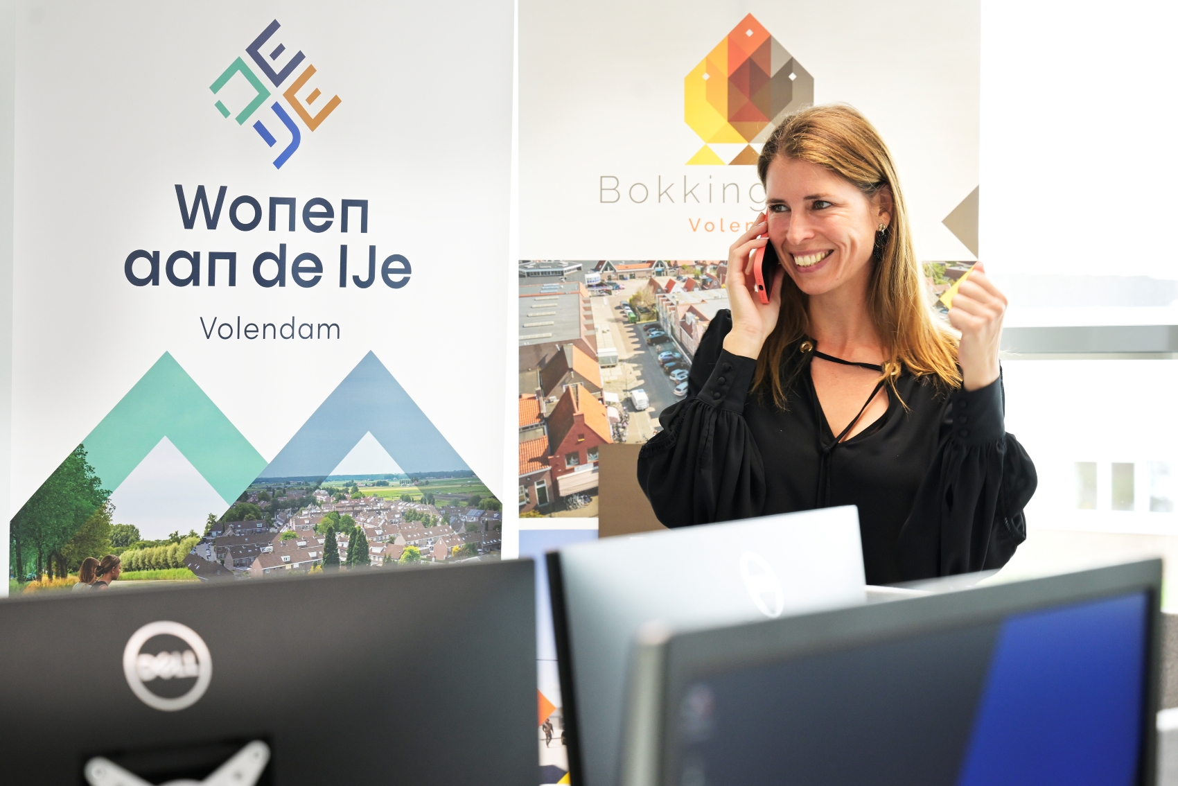 Ontwikkelaar belt met opdrachtgever