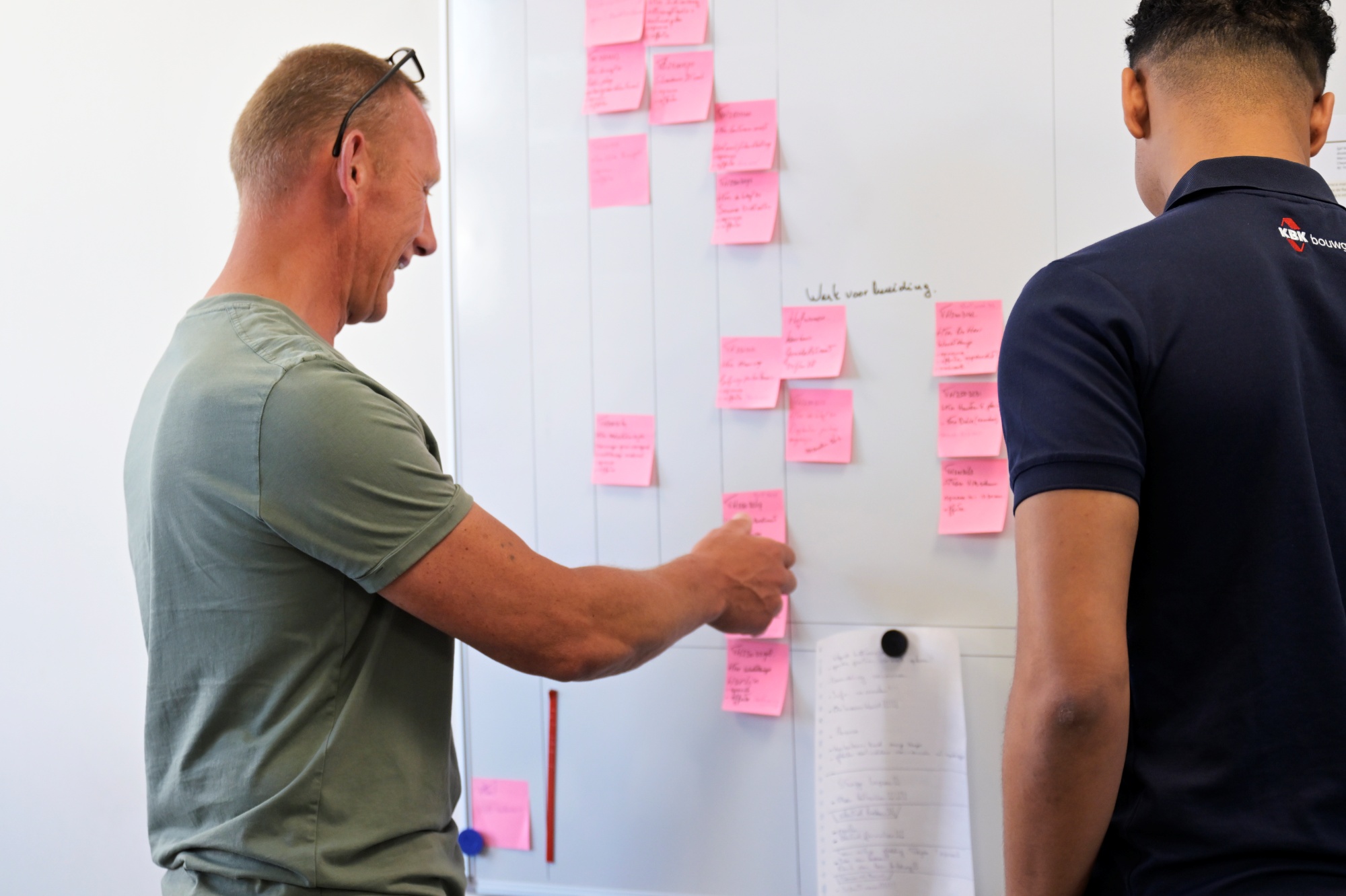 Op traditionele houden onze projectbegeleiders de planning bij