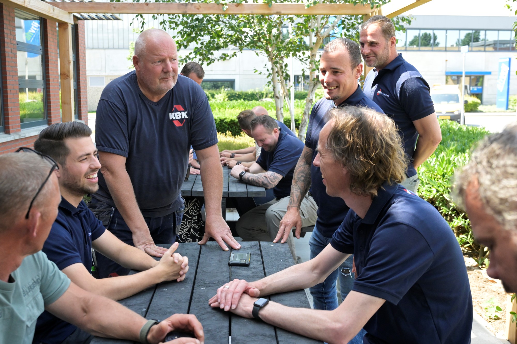 Sfeer bij KBK bouwgroe in Wateringen is goed